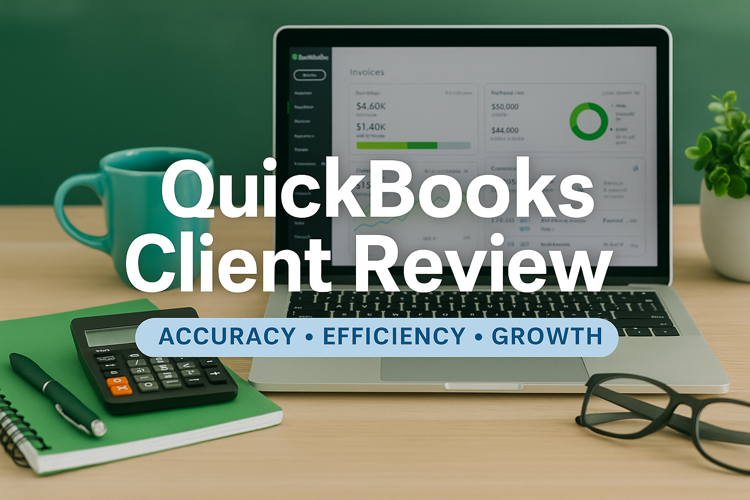 QuickBooks Client Review workspace graphic