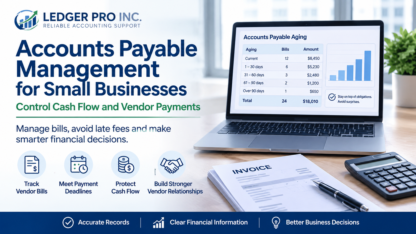 Accounts Payable Management for Small Businesses | Ledger Pro