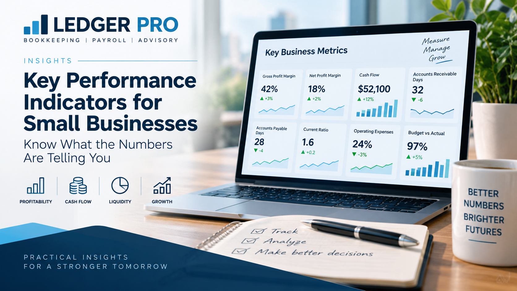 Key Performance Indicators for Small Businesses | Ledger Pro