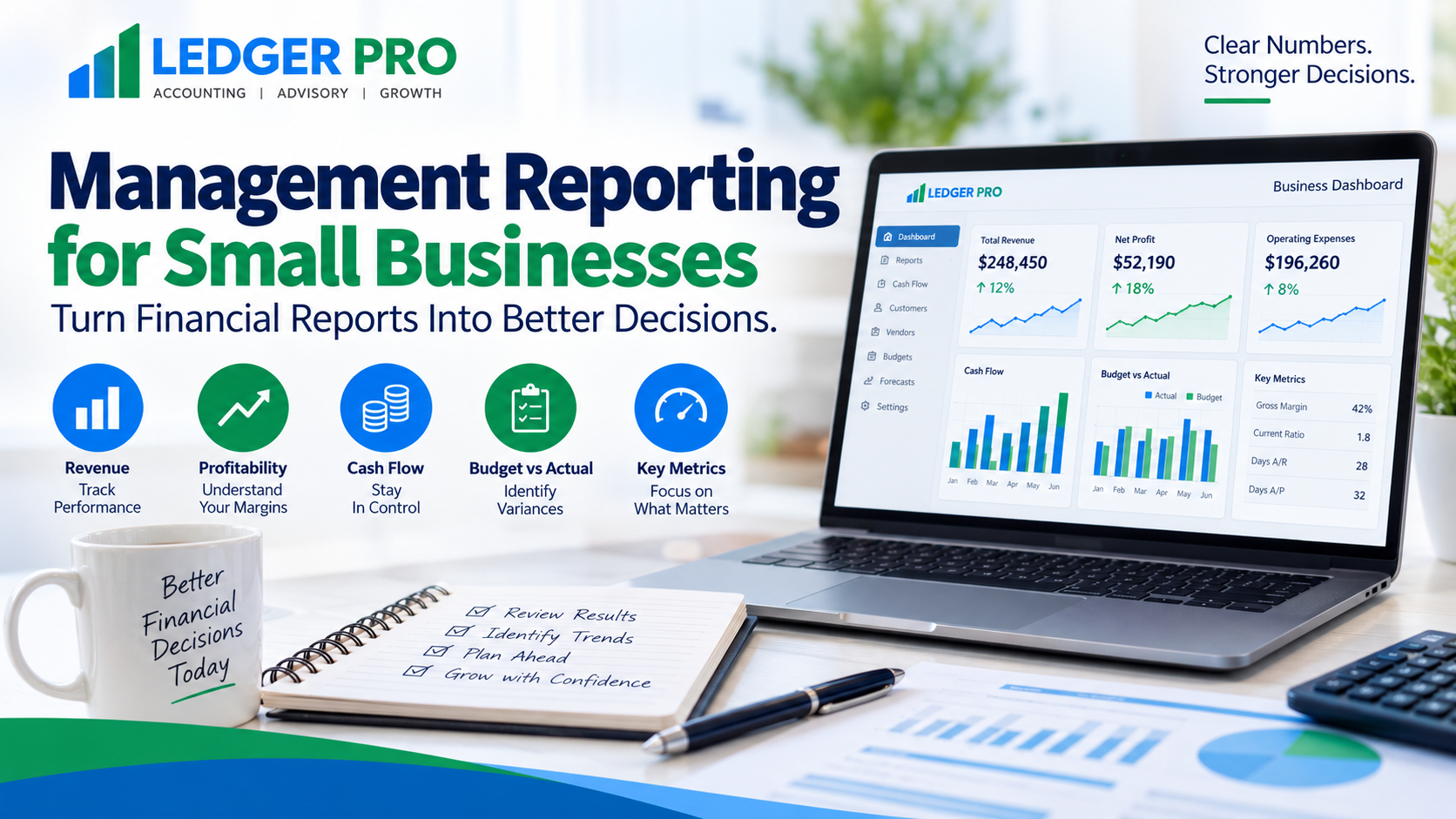 Management Reporting for Small Businesses | Ledger Pro